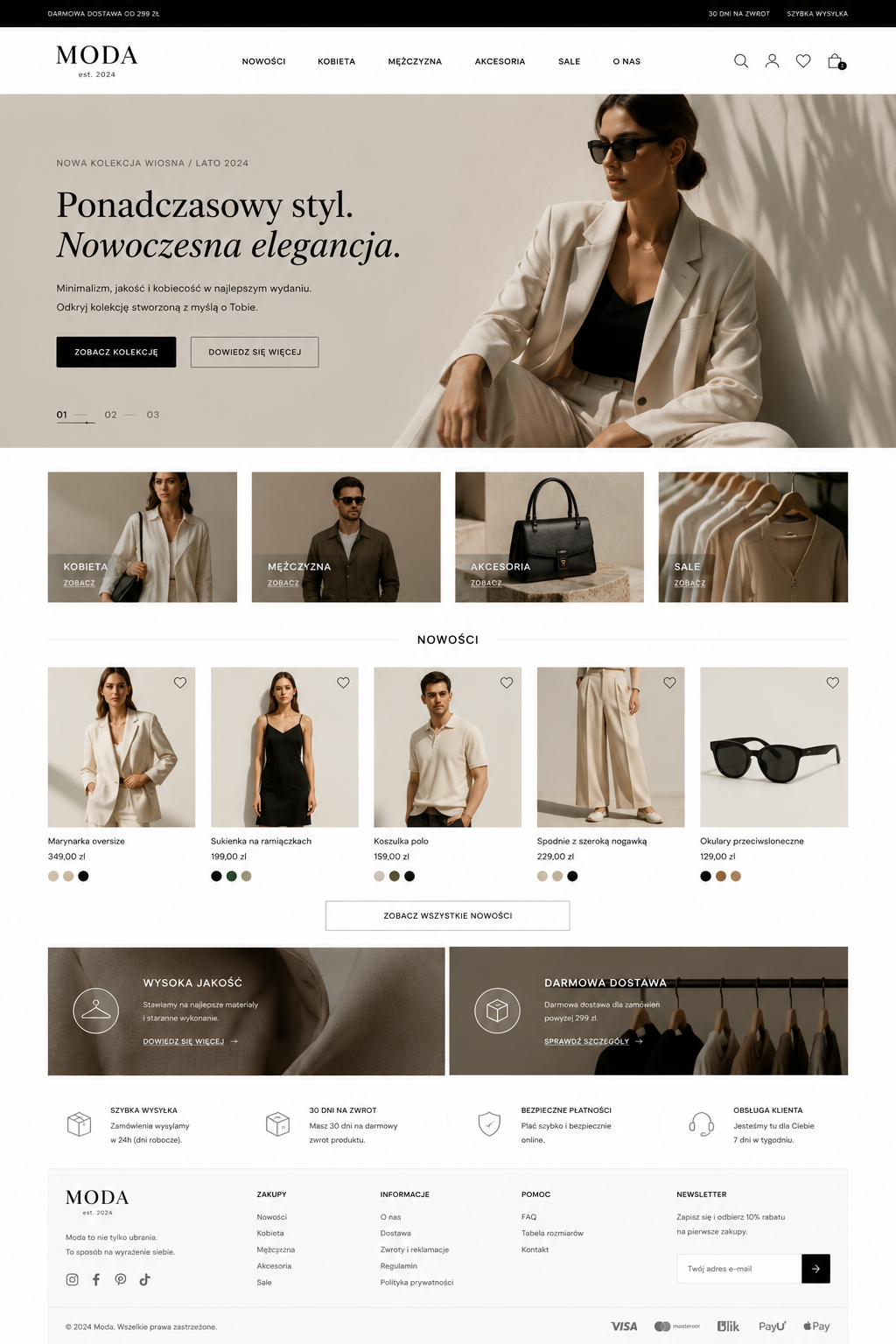 Strona firmowa — Kancelaria notarialna